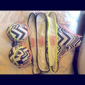 Aztec print VS PINK swimsuits,discontinued item(rare)